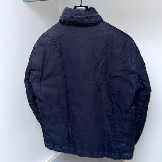 Stone Island Water Repellent Supima Cotton With Primaloft Insulation Technology Full Zip Badge Jacket - XXL ptp25.5”