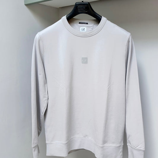 CP Company Grey Metropolis Series Patch Pullover Sweatshirt - XL