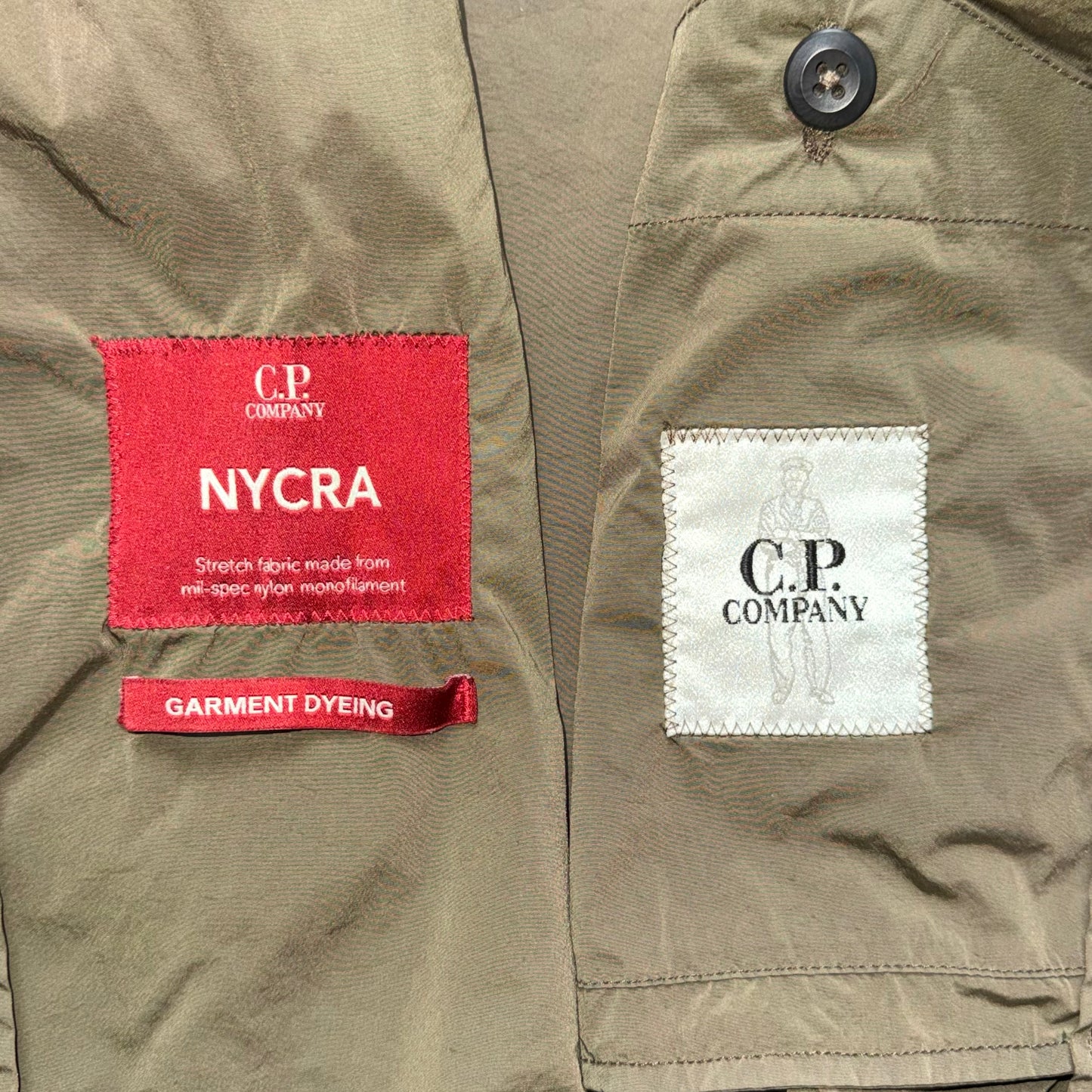 CP Company Nycra Nylon Full Zip Lens Bomber Jacket - Large ptp21.5”