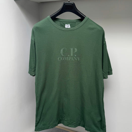 CP Company Green Cotton Pique Knit T shirt - XL ptp23.5”