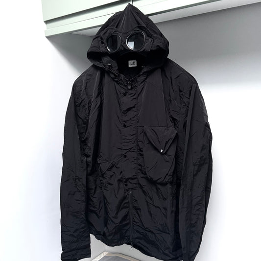 CP Company Chrome Nylon Goggle Full Zip Overshirt - 3XL ptp26.5”