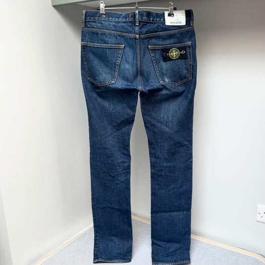 Stone Island Blue Denim Jeans - 32W 34L Slim Fit