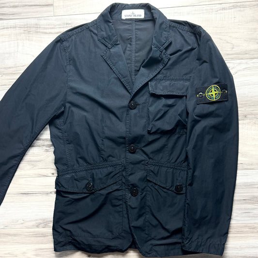 Stone Island David Tela Light-TC Button Up Badge Jacket - Small ptp20”