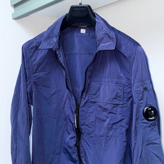 CP Company CR-L Nylon Lens Full Zip Overshirt - Small ptp19.5”