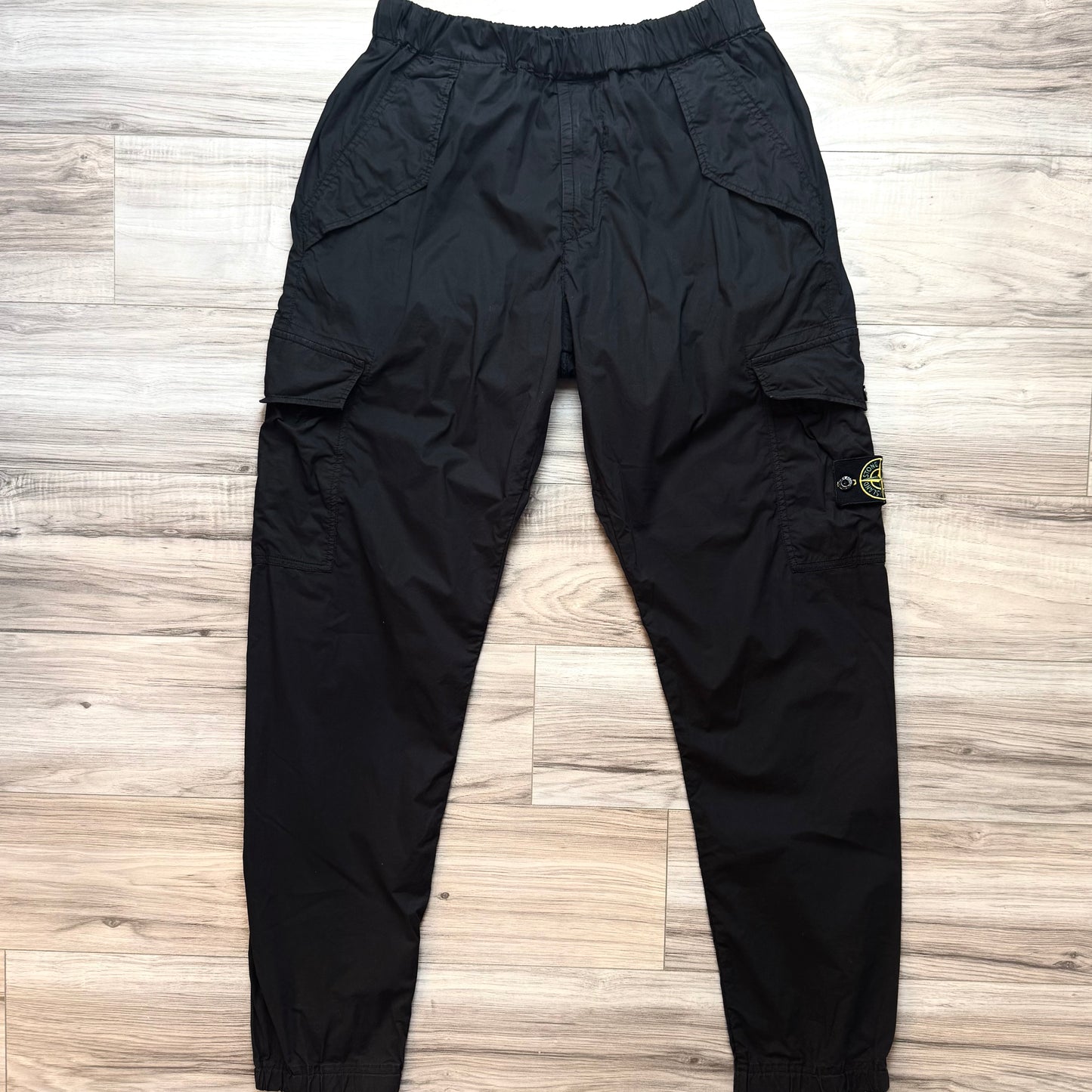 Stone Island Badge Cargo Trousers - 34W 31L