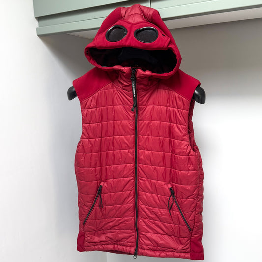 CP Company Padded Shell Full Zip Goggle Gilet - Small ptp20”