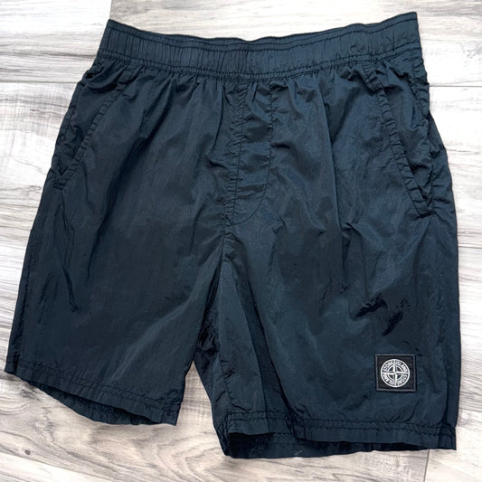 Stone Island Nylon Metal Patch Shorts - Small 30W