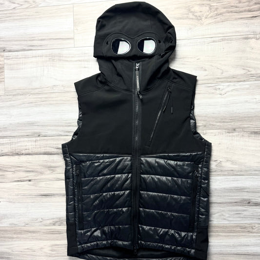 CP Company Mixed Shell Full Zip Goggle Gilet - Small ptp20”