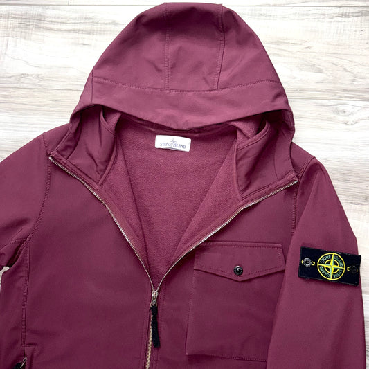 Stone Island Soft Shell-R Full Zip Badge Jacket - XL ptp23.5”