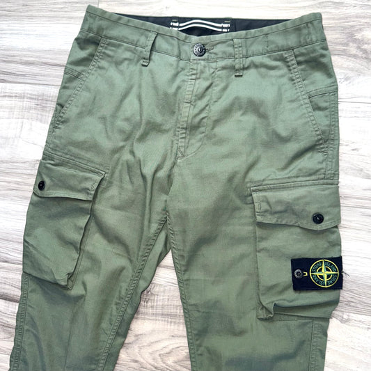 Stone Island Badge Cargo Trousers - 29W 30L