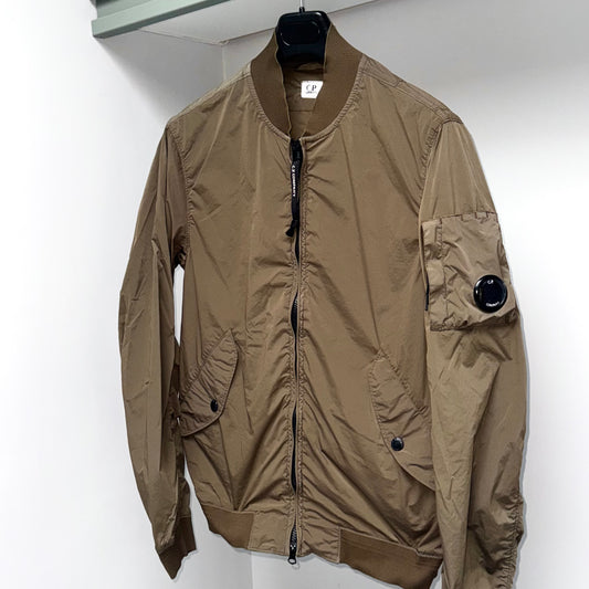 CP Company Nycra Nylon Full Zip Lens Bomber Jacket - Large ptp21.5”