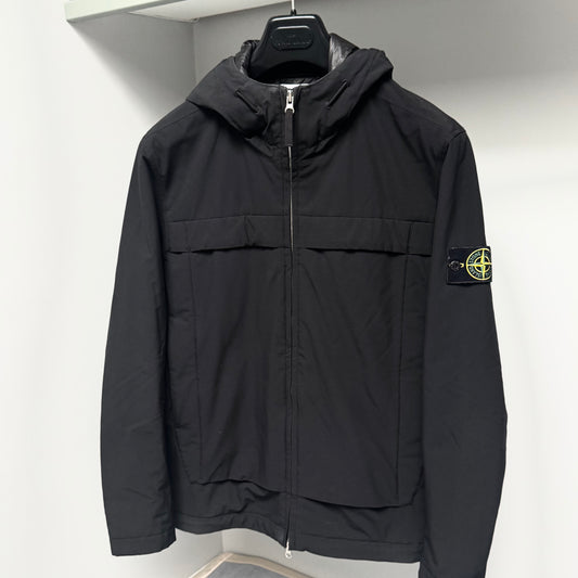 Stone Island Soft Shell-R e.dye Technology With Primaloft Insulation Technology Full Zip Badge Jacket - Medium ptp22”