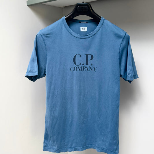 CP Company Blue Logo T shirt - XS