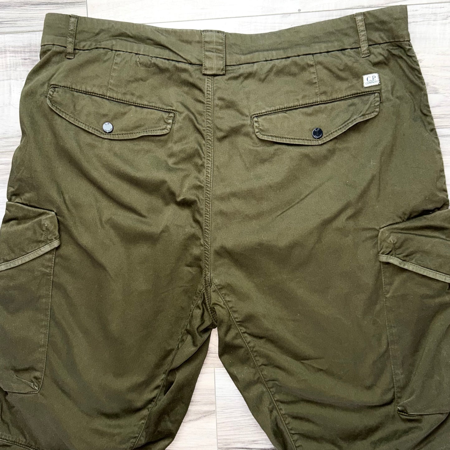 CP Company Stretch Sateen Lens Cargo Trousers - 36W 30L