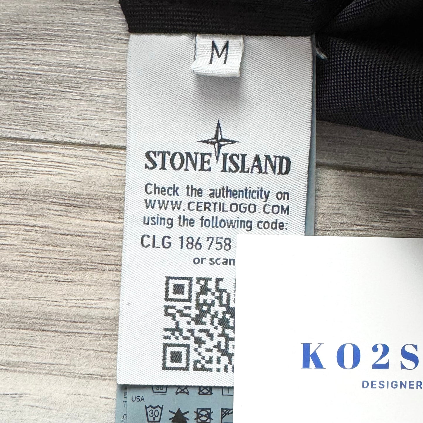 Stone Island Reflective Cotton Metal GD Badge Overshirt - Medium