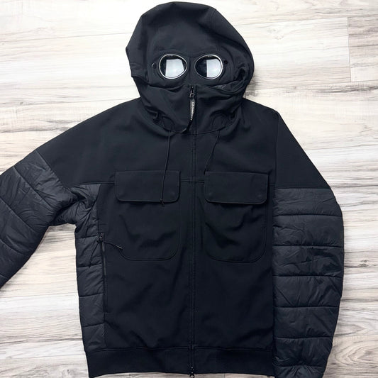 CP Company Shell-R Mixed Full Zip Goggle Jacket - XL ptp23.5”