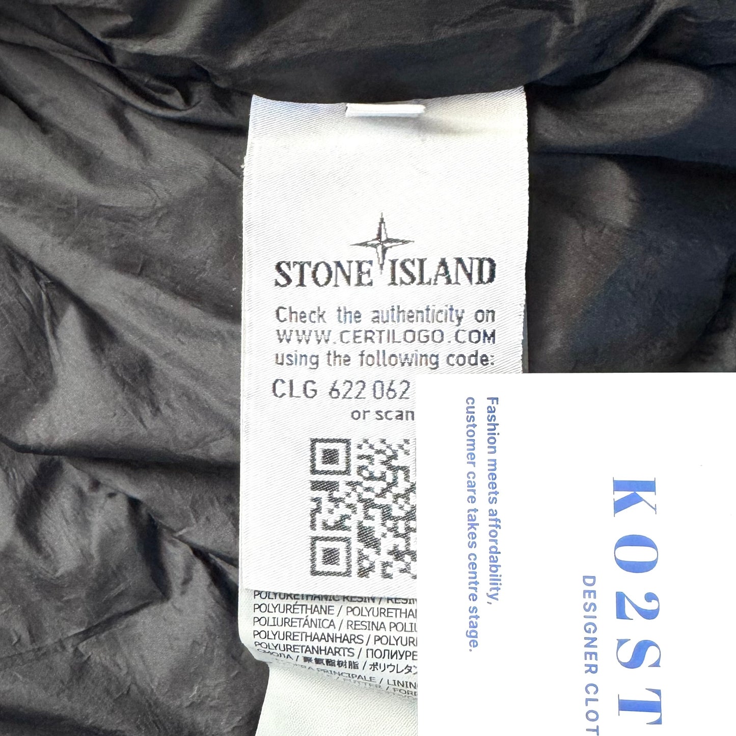 Stone Island Garment Dyed Crinkle Reps NY Down Badge Jacket - Medium ptp21”