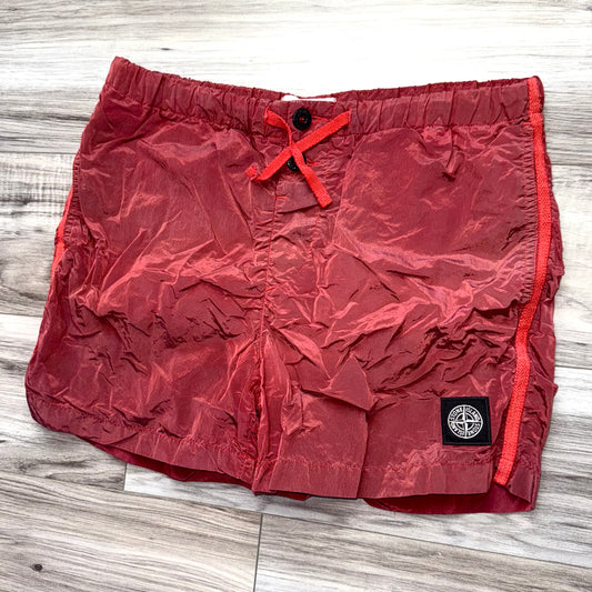 Stone Island Nylon Metal Patch Shorts - Small 30W