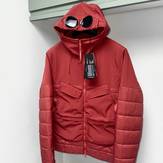 CP Company Shell-R Mixed Multi Pocket Full Zip Goggle Jacket - Large ptp21.5”