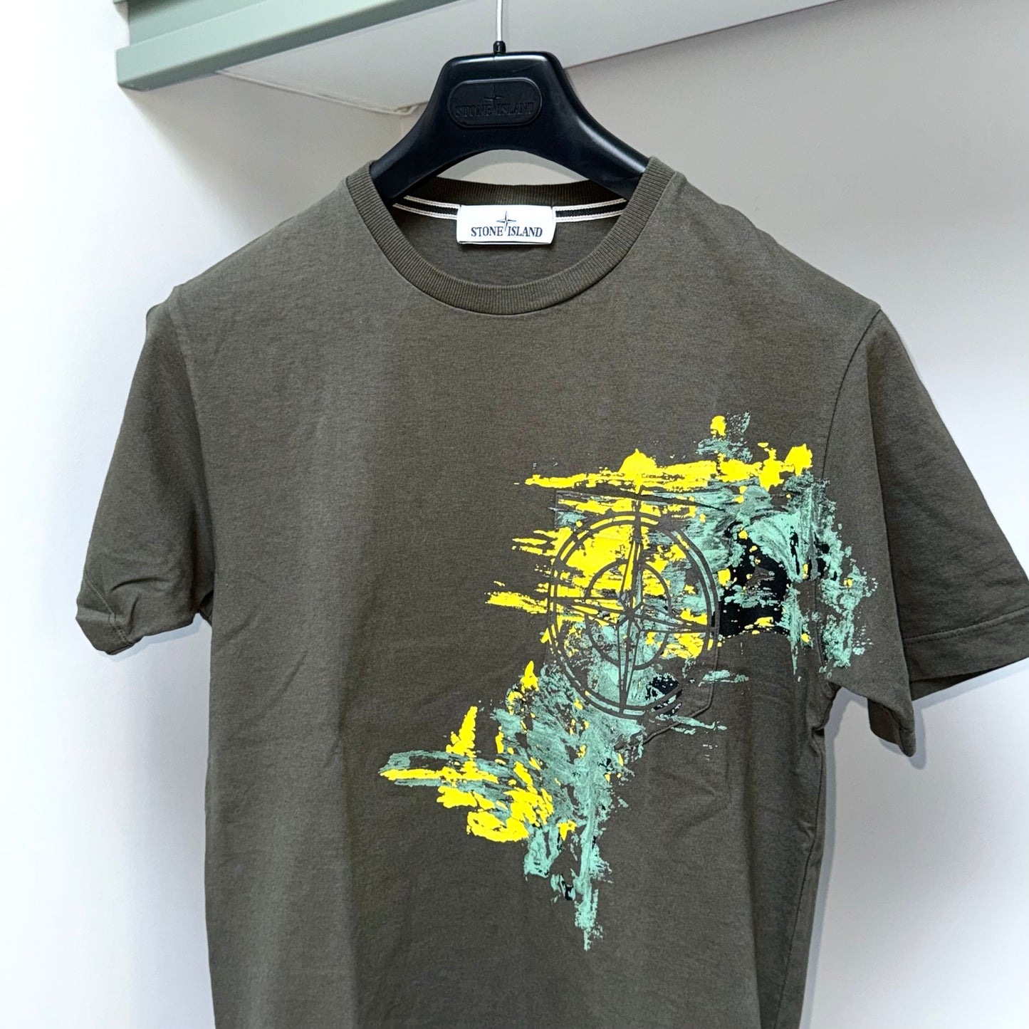 Stone Island Pocket Print T shirt - Small