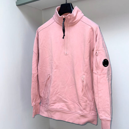 CP Company Quarter Zip Pullover Lens Sweatshirt - Medium