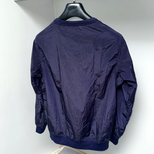 Stone Island Nylon Metal Pullover Badge Sweatshirt - Small ptp21.5”