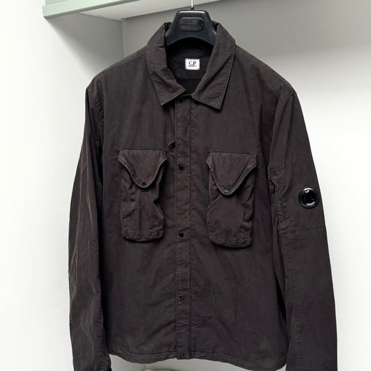 CP Company 50 Fili Full Zip Lens Overshirt - XXL ptp24.5”