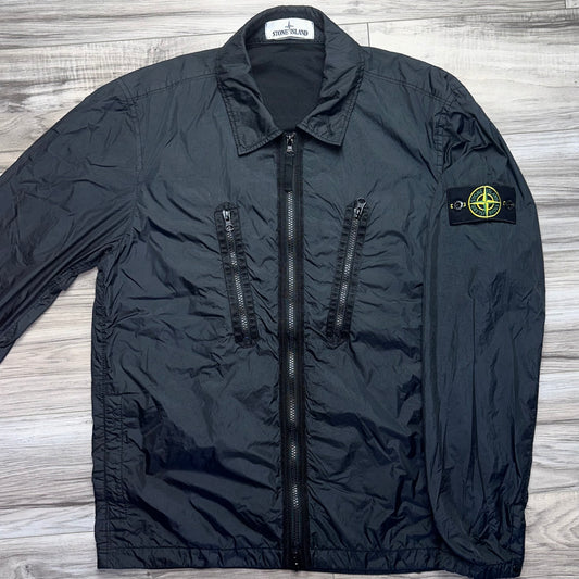 Stone Island Crinkle Reps Badge Overshirt