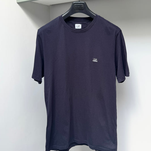 CP Company Navy Blue Logo T shirt - Medium