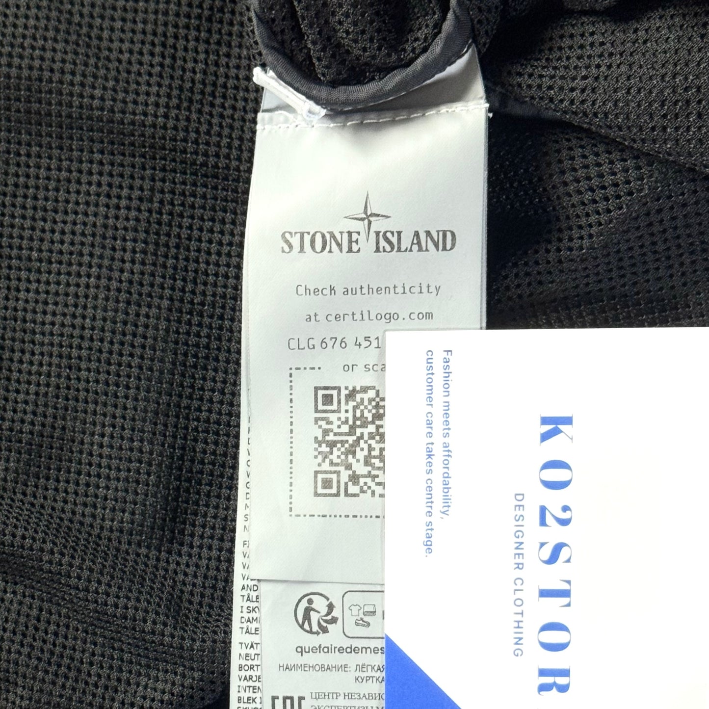 Stone Island Naslan Light Full Zip Badge Overshirt - XXL ptp25”