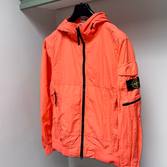 Stone Island Naslan Light Watro Full Zip Badge Jacket - Medium ptp21.5”