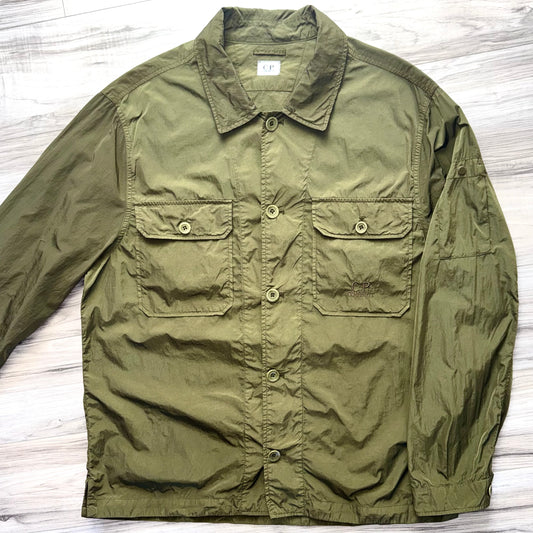 CP Company Chrome-R Nylon Pocket Button Up Overshirt - XXL ptp24”