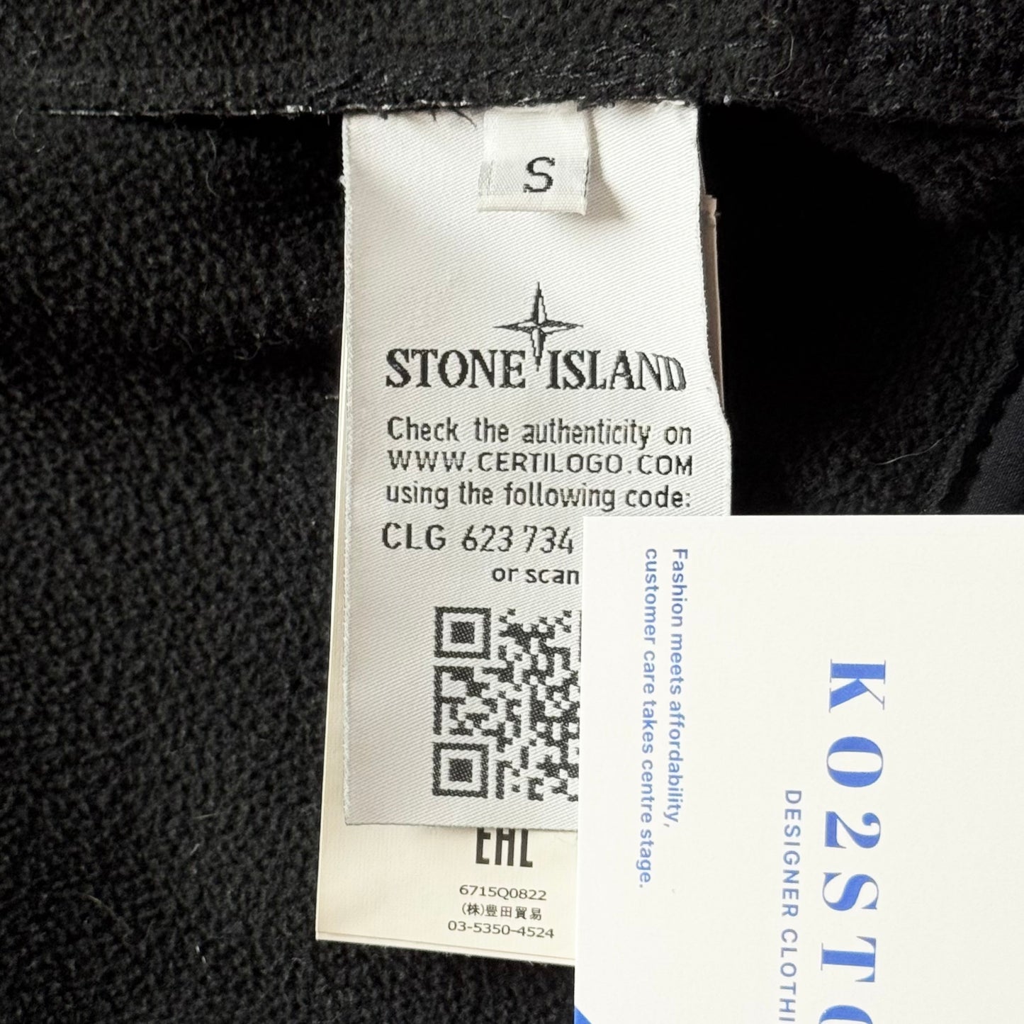 Stone Island Soft Shell-R Full Zip Badge Jacket - Small ptp19.5”