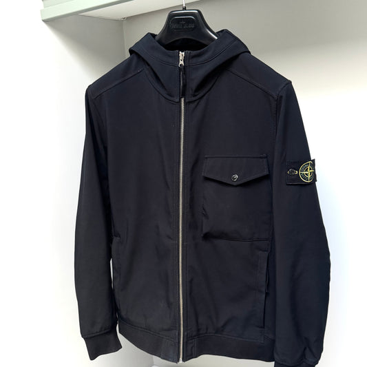 Stone Island Soft Shell-R Full Zip Badge Jacket - Large ptp22”