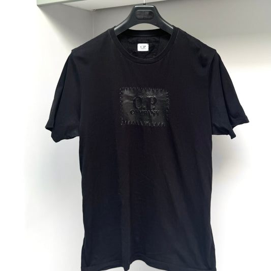 CP Company Black Logo T shirt - Medium