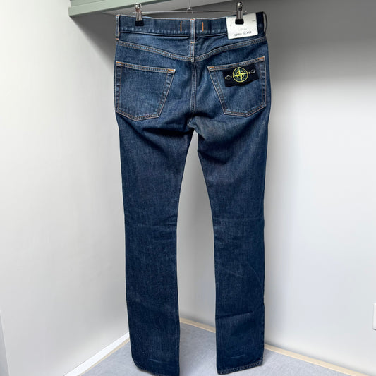 Stone Island Blue Denim Jeans - 29W 34L Slim Fit
