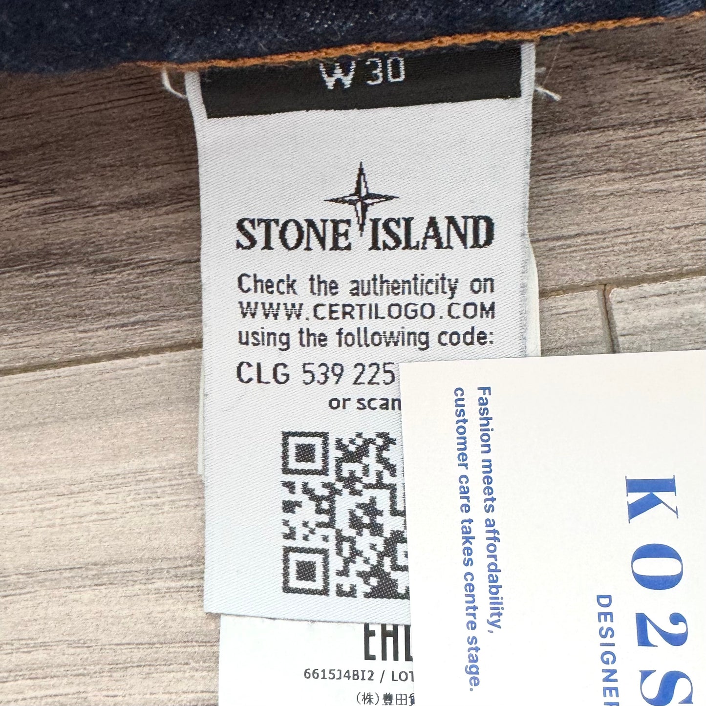 Stone Island Badge Jeans - 30W 34L