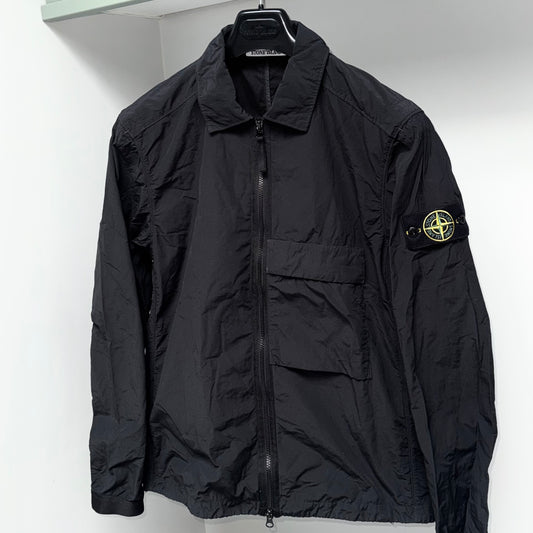 Stone Island Naslan Light Full Zip Badge Overshirt - Medium ptp21.5”