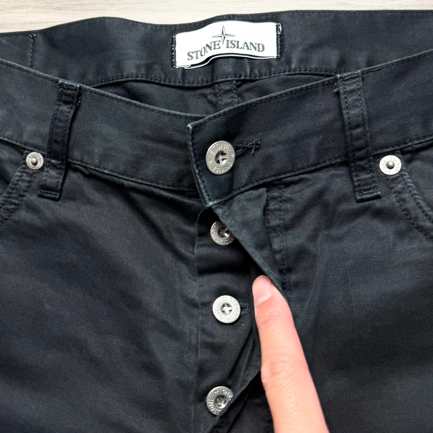 Stone Island Badge Chinos - 34W 34L