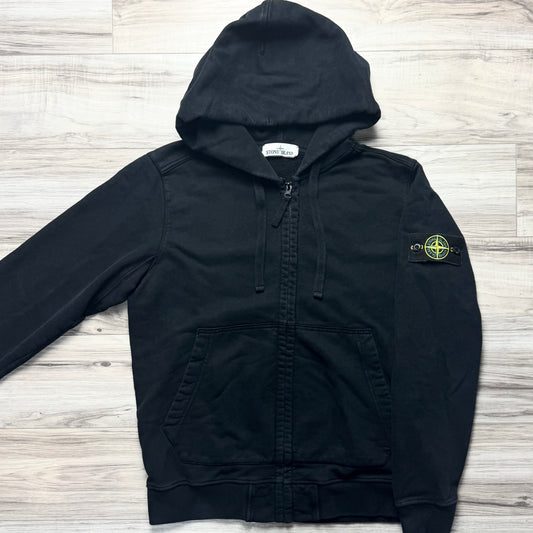 Stone Island Full Zip Badge Hoodie - Medium ptp21”