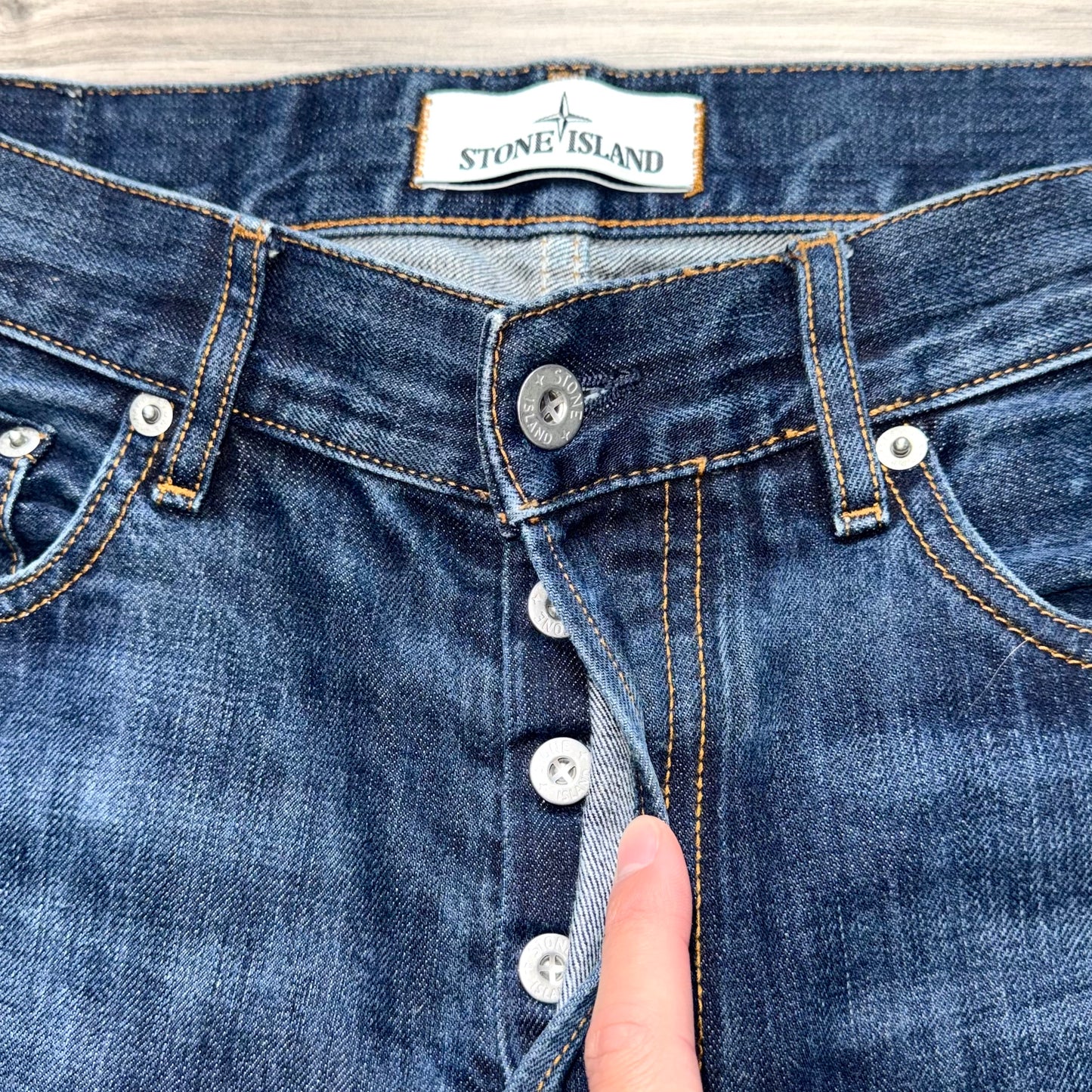 Stone Island Badge Jeans - 30W 34L