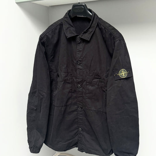 Stone Island Button Up Badge Overshirt - XL ptp24”