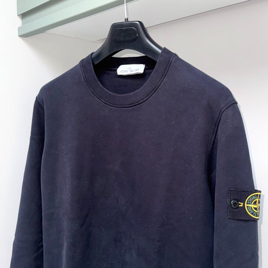 Stone Island Pullover Badge Sweatshirt - Medium ptp20.5”