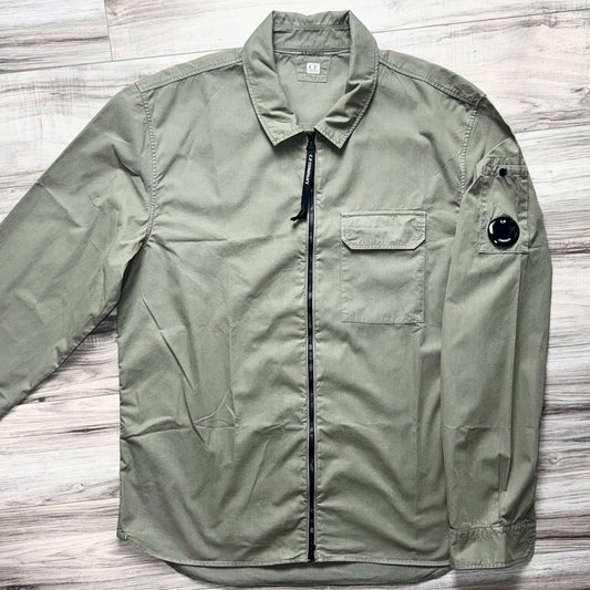 CP Company Gabardine Full Zip Lens Overshirt - XXL ptp24”