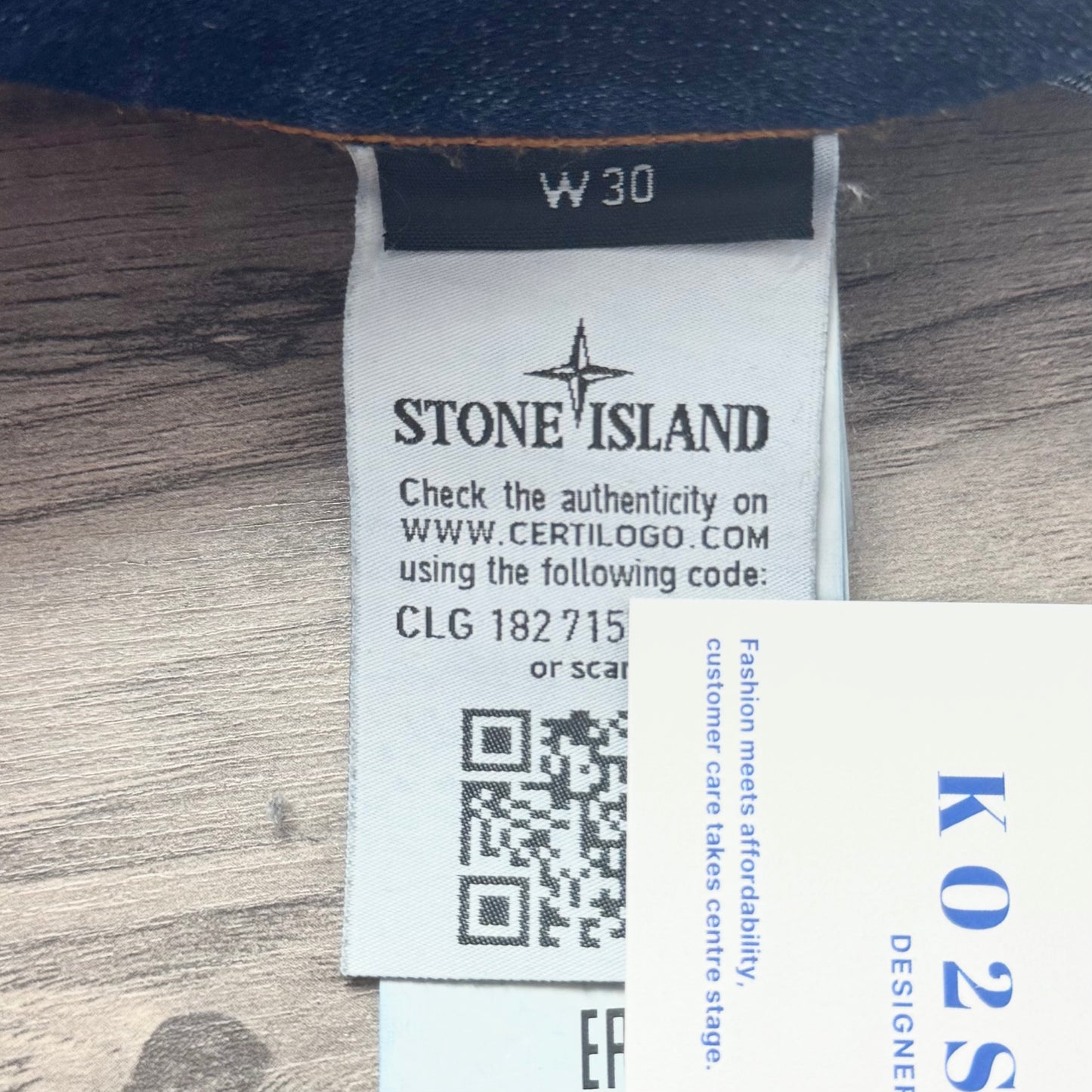 Stone Island Badge Jeans - 30W 34L