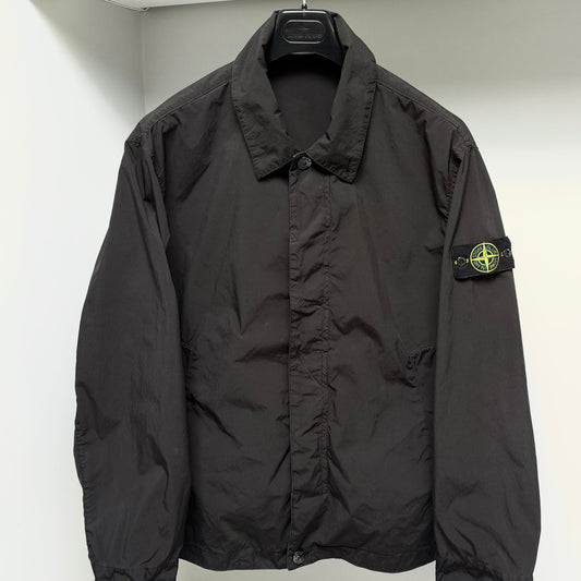 Stone Island Black Light Compact Touch Poly-TC Full Zip Jacket - XL