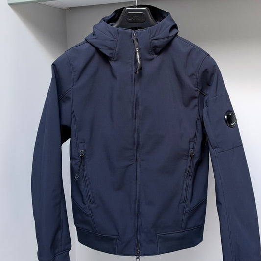 CP Company Blue Shell-R Full Zip Lens Jacket - XS